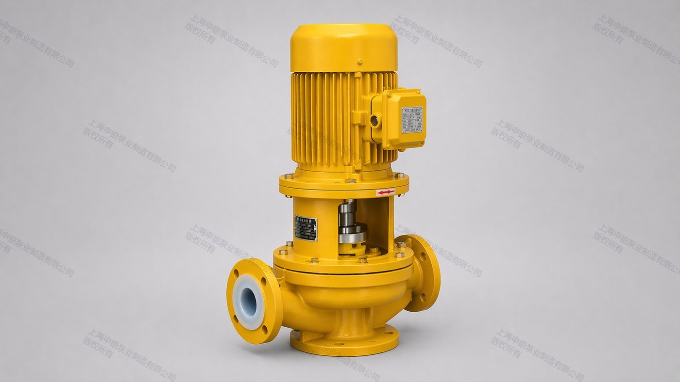 IGF型(xíng)襯氟管道泵